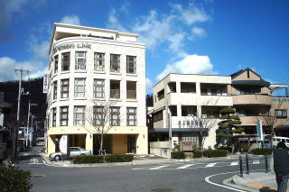 笠岡市役所前・景観